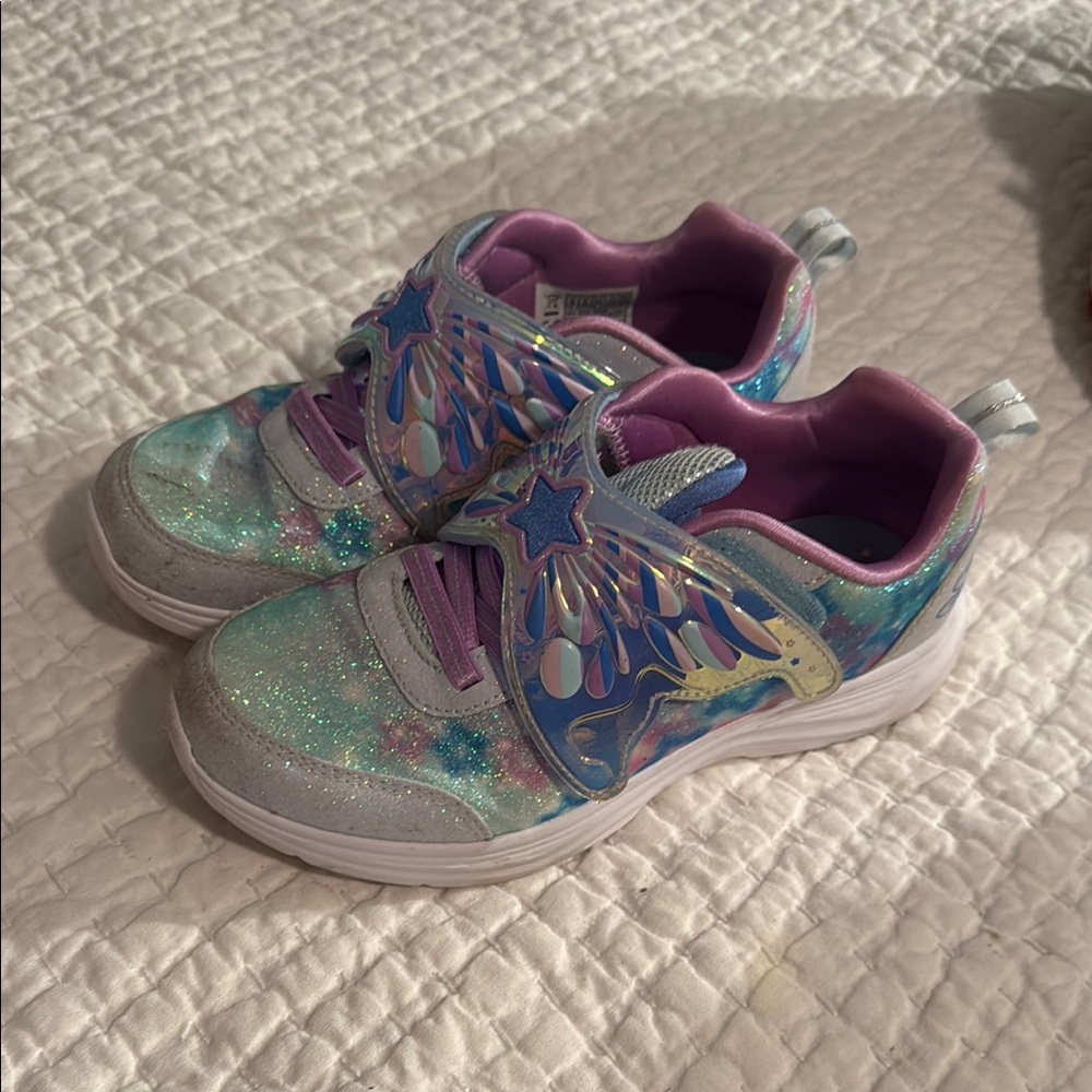 Sketchers Colorful Kids Shoes with Wings
